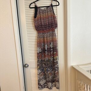 Multicolor Sleeveless Maxi Dress enfocus studio floral